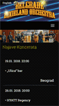 Mobile Screenshot of belgradedixielandorchestra.com